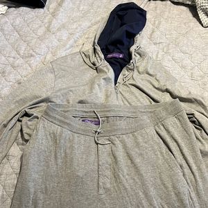 2 for 1 Ralph Lauren Authentic Purple Label matching Jacket and Sweat pants